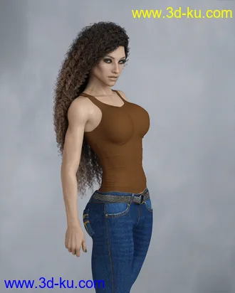 3D打印模型KrashWerks CHEYENNE for Genesis 8 Female的图片