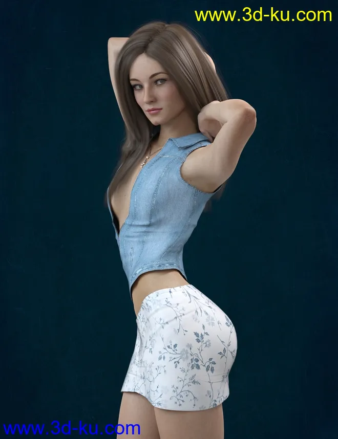 KrashWerks GINA for Genesis 8 Female模型的图片1