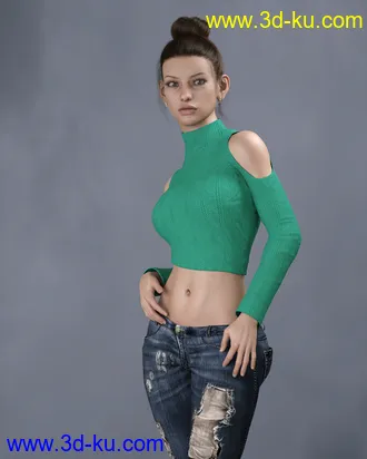 3D打印模型KrashWerks IZABEL for Genesis 8 Female的图片
