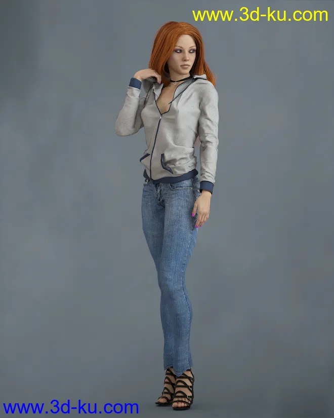 KrashWerks KERRIANNE for Genesis 8 Female模型的图片1