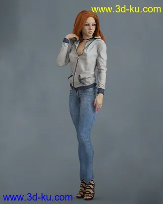 3D打印模型KrashWerks KERRIANNE for Genesis 8 Female的图片