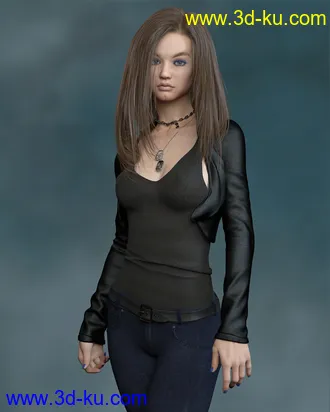 3D打印模型KrashWerks LAYNIE for Genesis 8 Female的图片