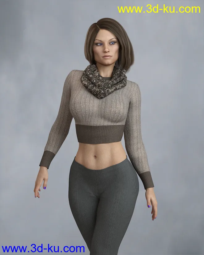 KrashWerks MYRIAM for Genesis 8 Female模型的图片1