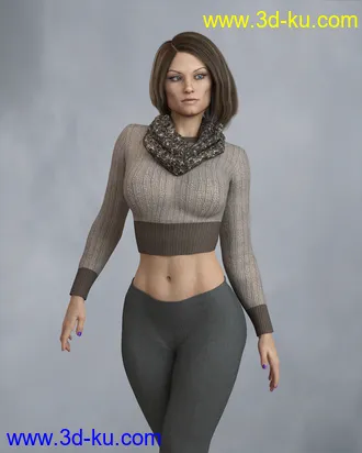 3D打印模型KrashWerks MYRIAM for Genesis 8 Female的图片