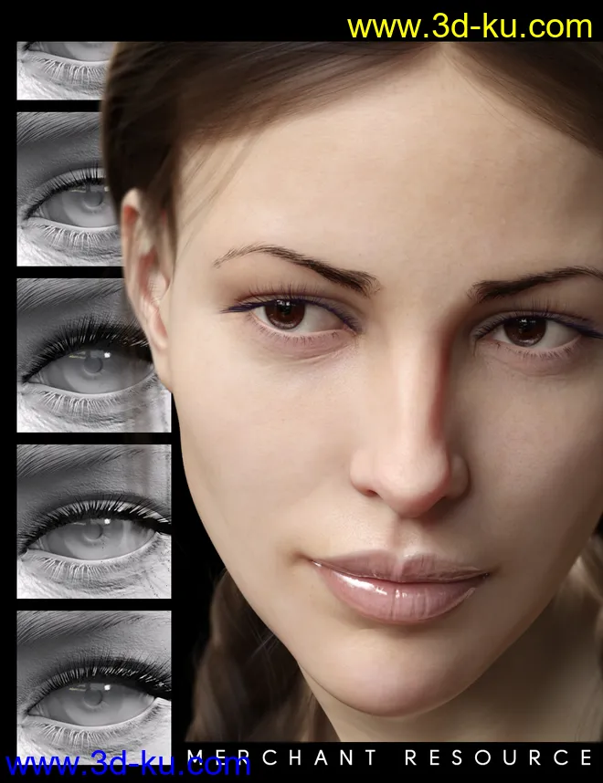 Lash Master For Genesis 8 Females模型的图片1
