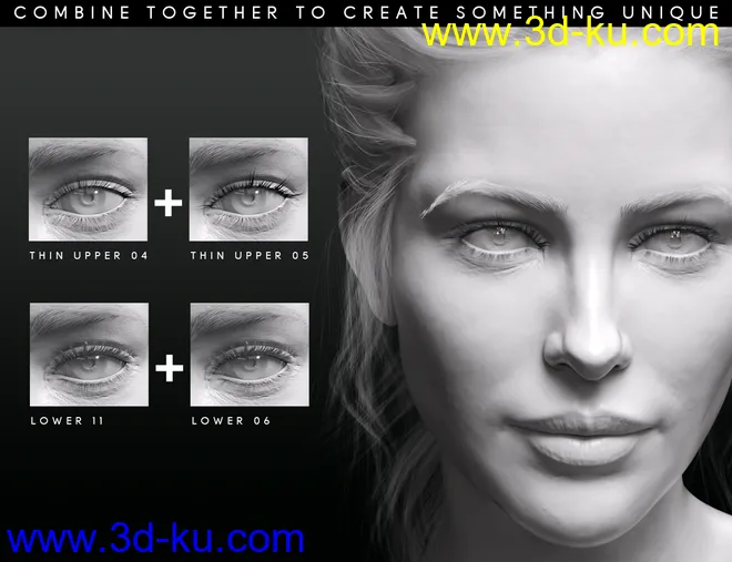 Lash Master For Genesis 8 Females模型的图片3