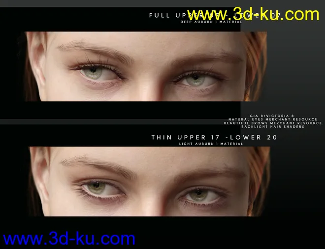 Lash Master For Genesis 8 Females模型的图片5
