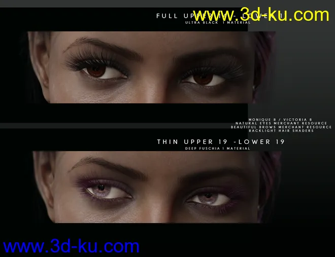Lash Master For Genesis 8 Females模型的图片6