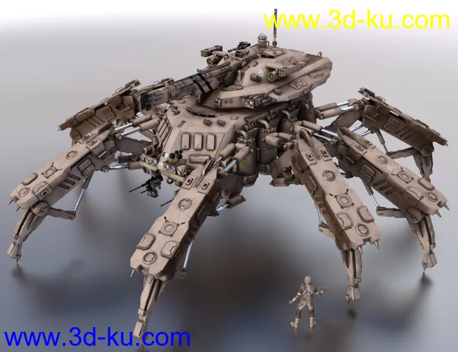 LG80 Spider Mech模型的图片2