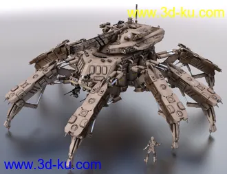 3D打印模型LG80 Spider Mech的图片