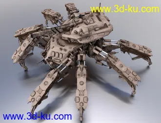 3D打印模型LG80 Spider Mech的图片