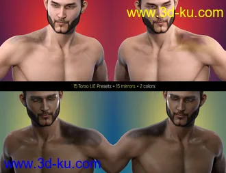3D打印模型LIE Body Bruises for Genesis 3 and 8 Male(s)的图片