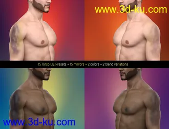 3D打印模型LIE Body Bruises for Genesis 3 and 8 Male(s)的图片