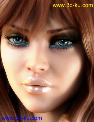 3D打印模型LIE Make-up Set 2 for Genesis 8 Female的图片