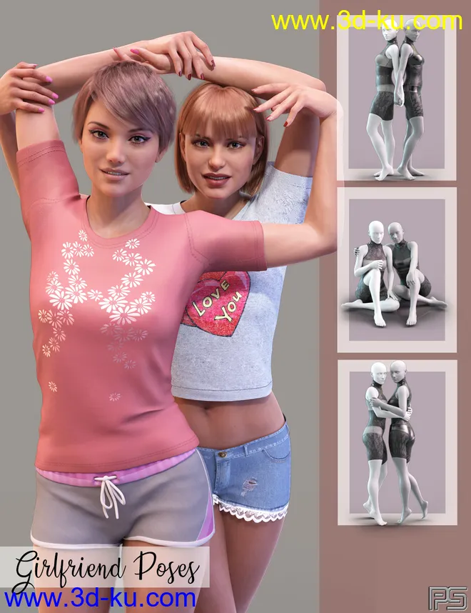 Lotsa Poses for Genesis 8 Female模型的图片3