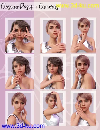 3D打印模型Lotsa Poses for Genesis 8 Female的图片