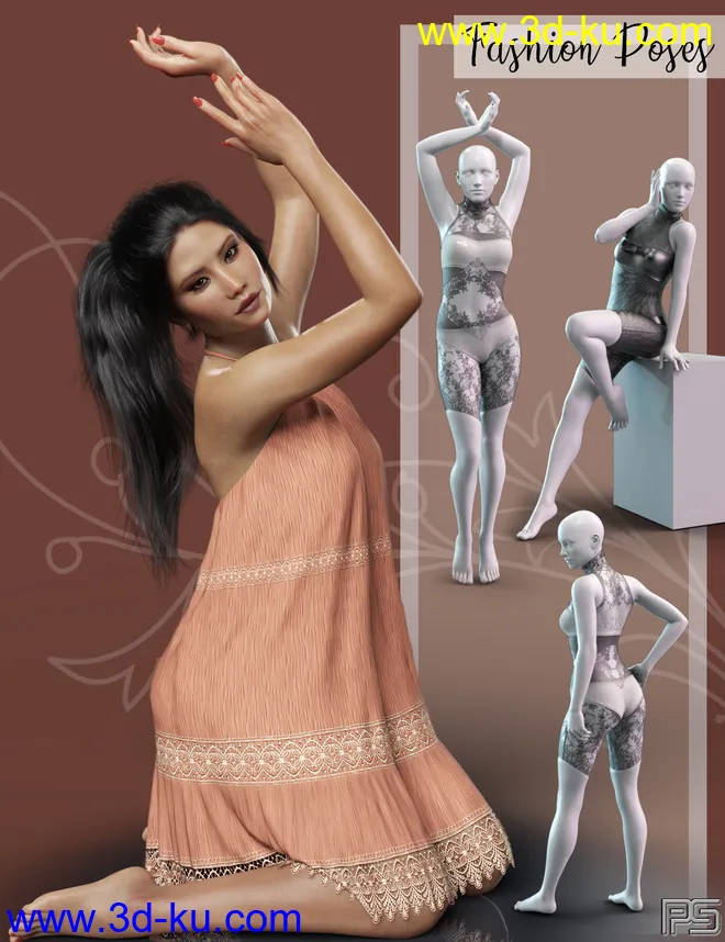 Lotsa Poses for Genesis 8 Female模型的图片15