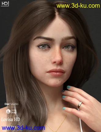 3D打印模型Lovisa HD For Genesis 8 Female的图片
