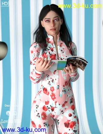 3D打印模型Lovisa HD For Genesis 8 Female的图片