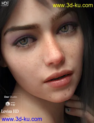 3D打印模型Lovisa HD For Genesis 8 Female的图片