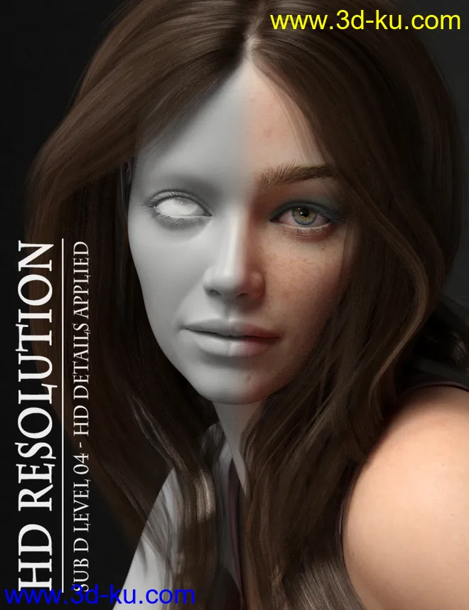 Lovisa HD For Genesis 8 Female模型的图片8