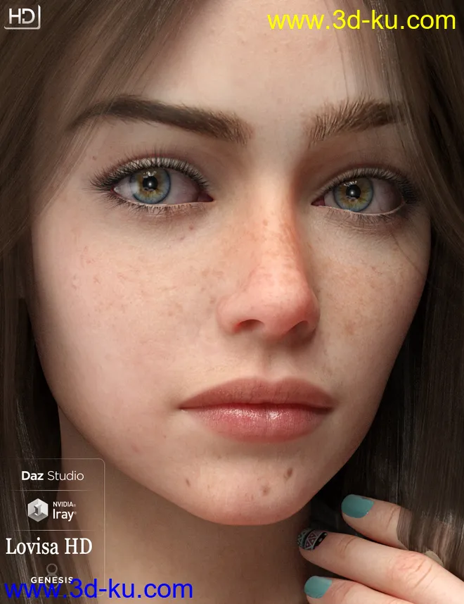 Lovisa HD For Genesis 8 Female模型的图片13