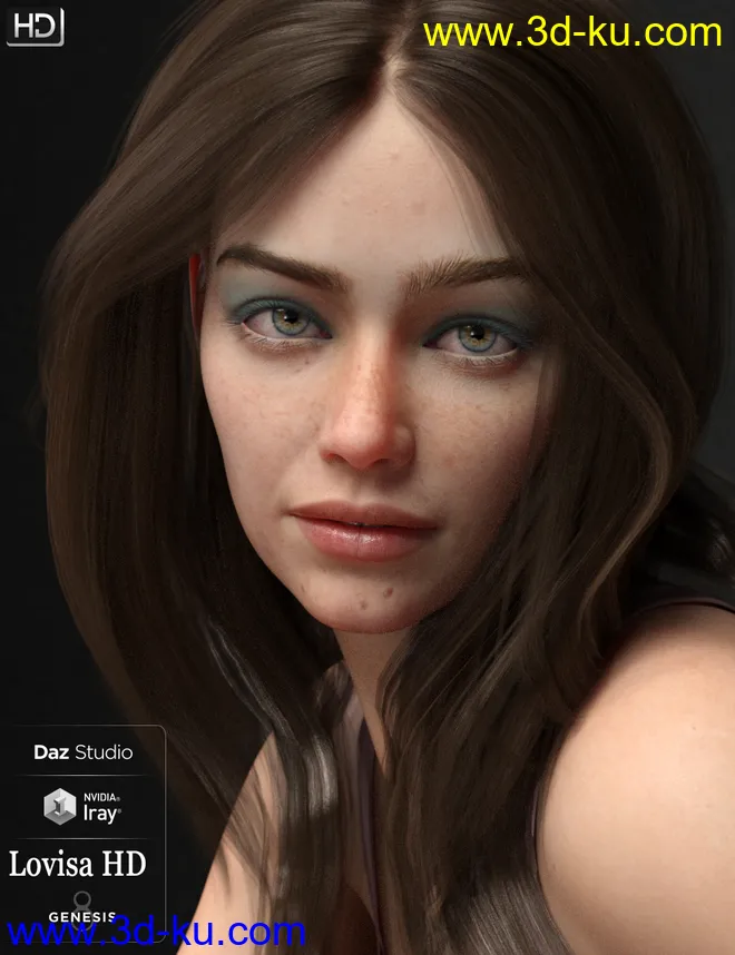 Lovisa HD For Genesis 8 Female模型的图片15