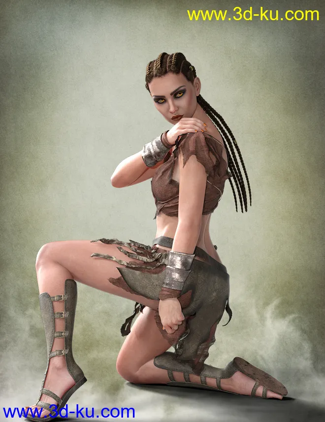 Lucca for Genesis 8 Female模型的图片4