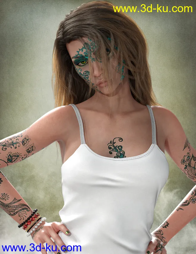 Lucca for Genesis 8 Female模型的图片6