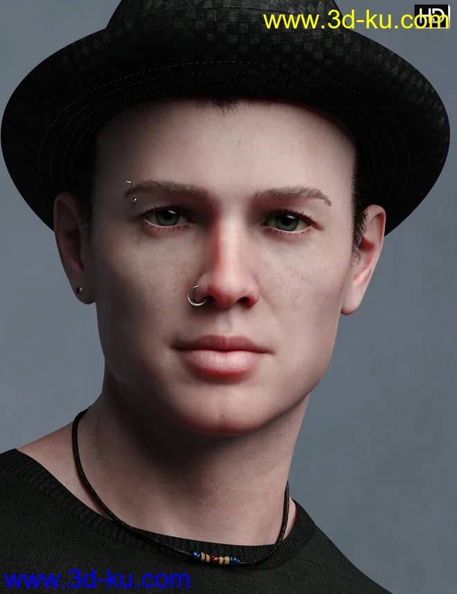Luke HD for Genesis 8 Male模型的图片1