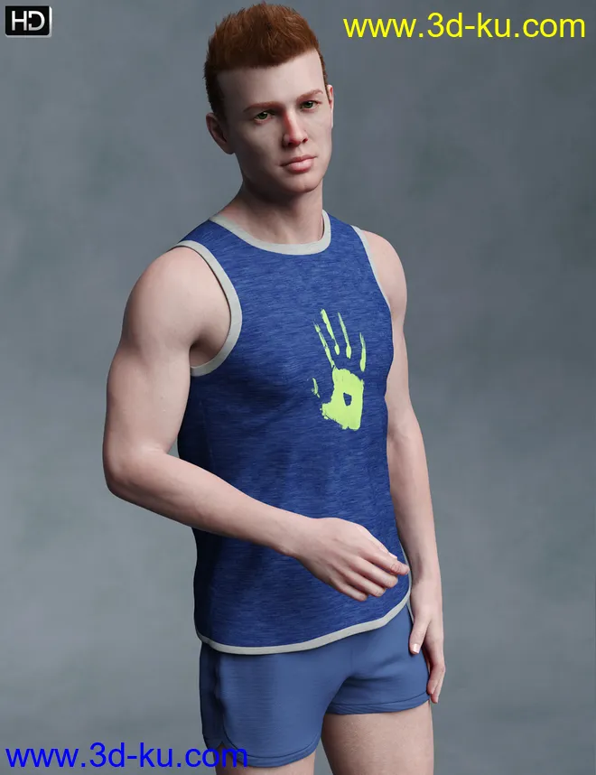 Luke HD for Genesis 8 Male模型的图片3
