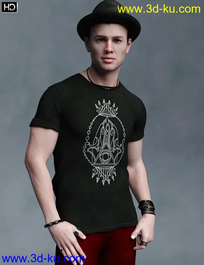 Luke HD for Genesis 8 Male模型的图片5