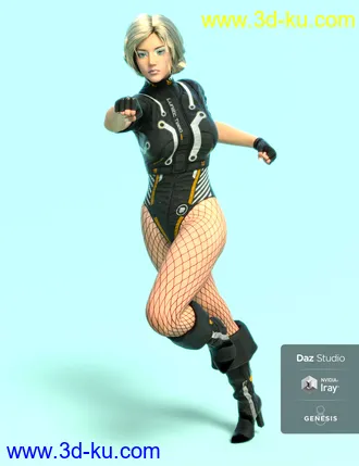 3D打印模型Lunatic Taeo Outfit for Genesis 8 Female(s)的图片