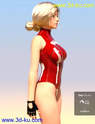 Lunatic Taeo Outfit for Genesis 8 Female(s)模型的图片3