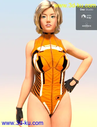 3D打印模型Lunatic Taeo Outfit for Genesis 8 Female(s)的图片