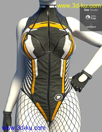 Lunatic Taeo Outfit for Genesis 8 Female(s)模型的图片9