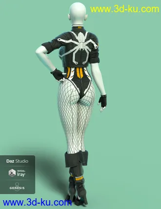 3D打印模型Lunatic Taeo Outfit for Genesis 8 Female(s)的图片