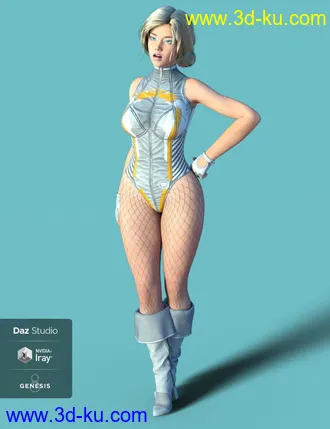 3D打印模型Lunatic Taeo Outfit for Genesis 8 Female(s)的图片