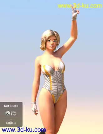 3D打印模型Lunatic Taeo Outfit for Genesis 8 Female(s)的图片