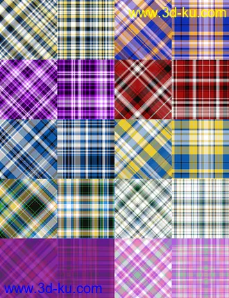 3D打印模型Mad for Plaid Texture Resource的图片