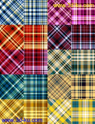 3D打印模型Mad for Plaid Texture Resource的图片