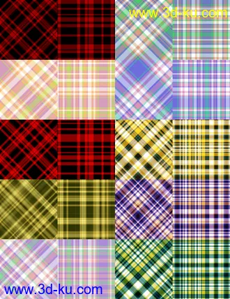 3D打印模型Mad for Plaid Texture Resource的图片