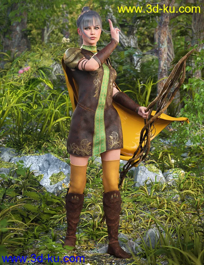 Mage Apprentice For Genesis 8 Female(s)模型的图片1