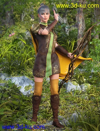 3D打印模型Mage Apprentice For Genesis 8 Female(s)的图片