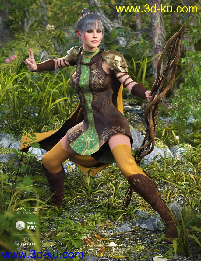 Mage Apprentice For Genesis 8 Female(s)模型的图片2