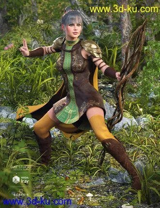 3D打印模型Mage Apprentice For Genesis 8 Female(s)的图片