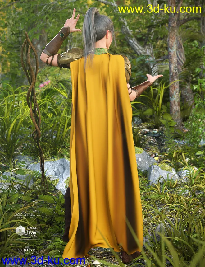 Mage Apprentice For Genesis 8 Female(s)模型的图片3