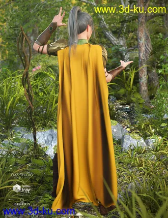 3D打印模型Mage Apprentice For Genesis 8 Female(s)的图片