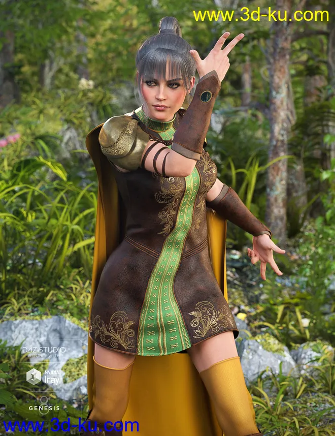 Mage Apprentice For Genesis 8 Female(s)模型的图片4