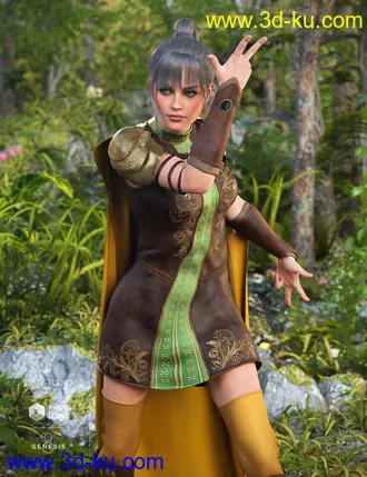 3D打印模型Mage Apprentice For Genesis 8 Female(s)的图片